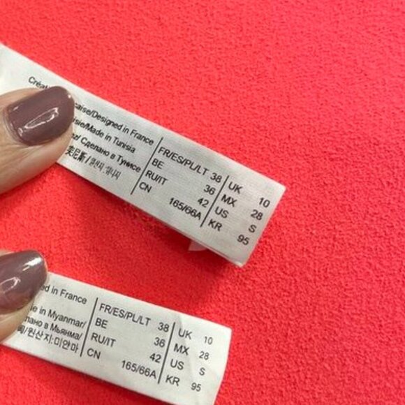 Etam French Lace Thongs Black & Green Size M (2 Pack) - Picture 7 of 7